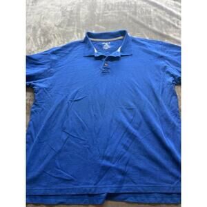 DULUTH TRADING Men's Blue Short Sleeve Polo Shirt‎ Size XL Extra large